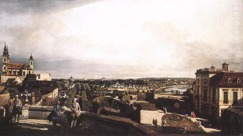 BELLOTTO, Bernardo Vienna, Panorama from Palais Kaunitz ffg china oil painting image